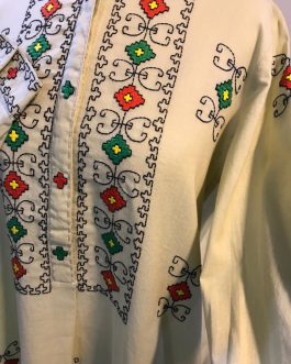 Embroidered Khaddar Shirt