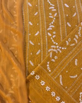 Hand Embroidered Swiss 2pc Unstitched