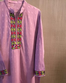 Balochi Embroidered Swiss Barosha Shirt